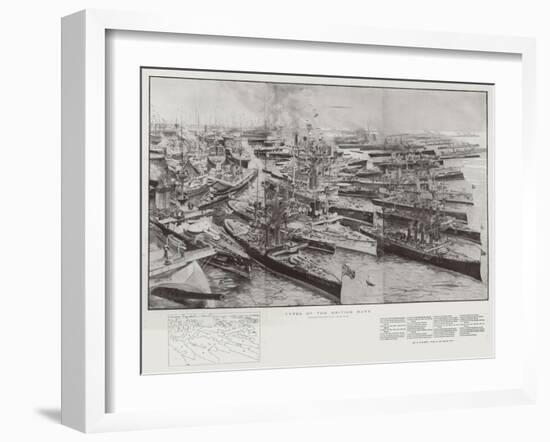 Types of the British Navy-Henry Charles Seppings Wright-Framed Giclee Print