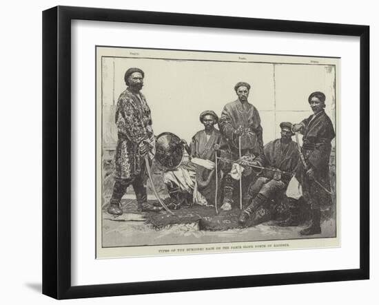 Types of the Burishki Race on the Pamir Slope North of Kashmir-null-Framed Giclee Print