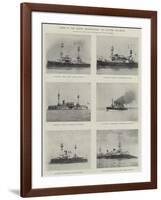 Types of the French Mediterranean and Channel Squadrons-null-Framed Giclee Print