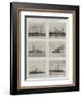 Types of the French Mediterranean and Channel Squadrons-null-Framed Giclee Print