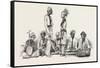 Types of the Javanese Musicians and Dancers 1876 Indonesia-null-Framed Stretched Canvas