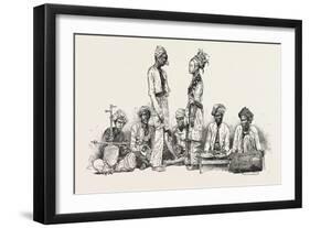 Types of the Javanese Musicians and Dancers 1876 Indonesia-null-Framed Giclee Print