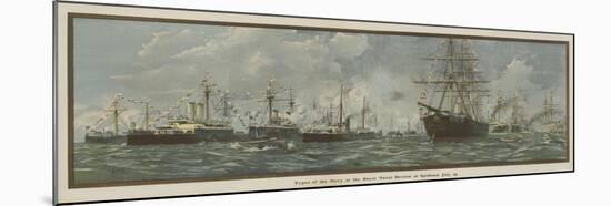 Types of the Navy at the Royal Naval Review at Spithead, 23 July-null-Mounted Giclee Print