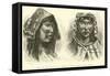 Types of the Population of Arequipa, Women of the Quichua Indians-Édouard Riou-Framed Stretched Canvas