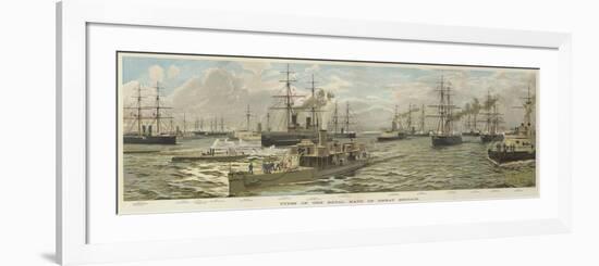 Types of the Royal Navy of Great Britain-null-Framed Giclee Print