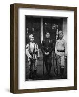 Types of Uniform of the 44th Gurkhas, 1896-Bourne & Shepherd-Framed Giclee Print