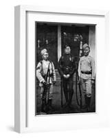 Types of Uniform of the 44th Gurkhas, 1896-Bourne & Shepherd-Framed Giclee Print