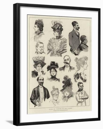 Types of Visitors to the Casino-Charles Paul Renouard-Framed Giclee Print