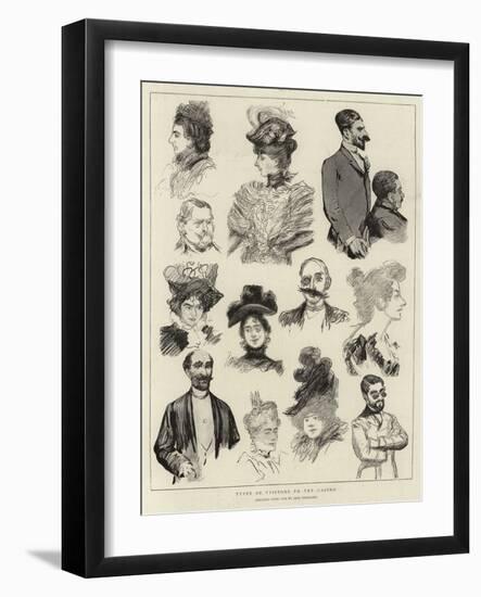 Types of Visitors to the Casino-Charles Paul Renouard-Framed Giclee Print