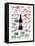 Types of Wine Chart-null-Framed Stretched Canvas