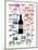 Types of Wine Chart-null-Mounted Poster