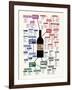 Types of Wine Chart-null-Framed Art Print