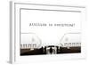 Typewriter Attitude Is Everything-Ivelin Radkov-Framed Art Print