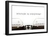 Typewriter Attitude Is Everything-Ivelin Radkov-Framed Premium Giclee Print