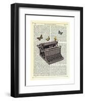 Typewriter-Marion Mcconaghie-Framed Art Print