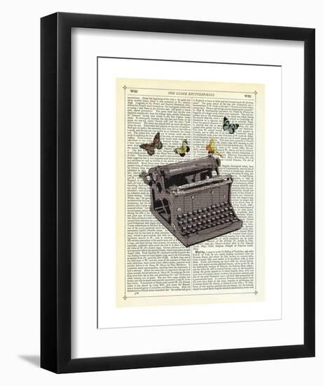 Typewriter-Marion Mcconaghie-Framed Art Print