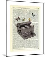 Typewriter-Marion Mcconaghie-Mounted Art Print