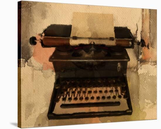 Typewriter-Irena Orlov-Stretched Canvas