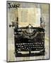 Typewriter-Loui Jover-Mounted Giclee Print