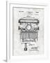 Typewriter-Patent-Framed Art Print