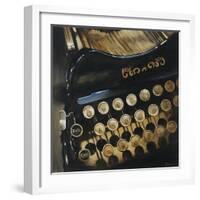 Typewriter-Sydney Edmunds-Framed Giclee Print