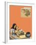 Typewriters-Harry Green-Framed Premium Giclee Print