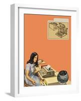 Typewriters-Harry Green-Framed Giclee Print