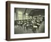 Typewriting Class, Bow and Bromley Commercial Institute, London, 1924-null-Framed Photographic Print