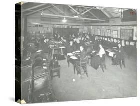 Typewriting Examination Class, Queens Road Evening Institute, London, 1908-null-Stretched Canvas