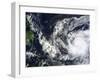 Typhoon Bopha in the Western Pacific Ocean-null-Framed Photographic Print