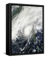 Typhoon Bopha over the South China Sea-null-Framed Stretched Canvas