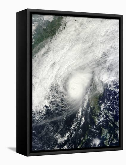 Typhoon Bopha over the South China Sea-null-Framed Stretched Canvas