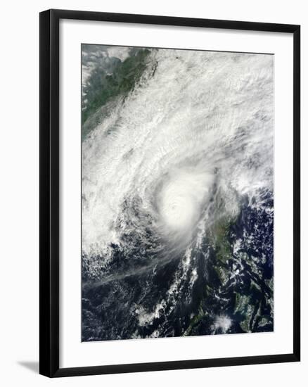 Typhoon Bopha over the South China Sea-null-Framed Photographic Print