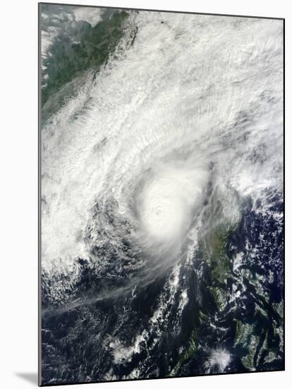 Typhoon Bopha over the South China Sea-null-Mounted Photographic Print