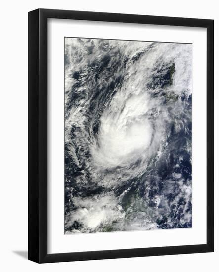 Typhoon Bopha over the South China Sea-null-Framed Premium Photographic Print