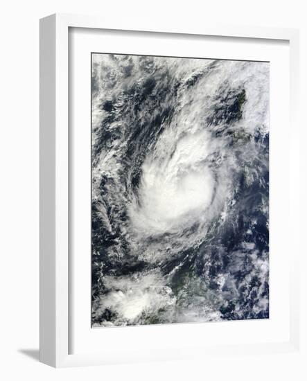 Typhoon Bopha over the South China Sea-null-Framed Photographic Print