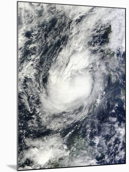 Typhoon Bopha over the South China Sea-null-Mounted Photographic Print