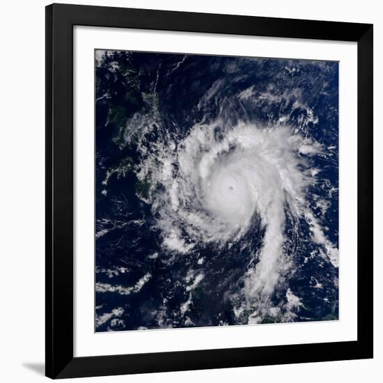 Typhoon Bopha Southeast of the Philippines-null-Framed Photographic Print