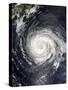 Typhoon Fitow Approaching Japan-Stocktrek Images-Stretched Canvas