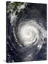 Typhoon Fitow Approaching Japan-Stocktrek Images-Stretched Canvas