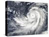 Typhoon Francisco Southwest of Guam-null-Stretched Canvas