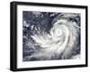 Typhoon Francisco Southwest of Guam-null-Framed Photographic Print