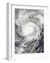 Typhoon Haiyan in the Middle of the South China Sea-null-Framed Photographic Print