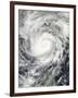 Typhoon Haiyan in the Middle of the South China Sea-null-Framed Photographic Print