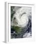 Typhoon Haiyan in the South China Sea Approaching Vietnam-null-Framed Photographic Print