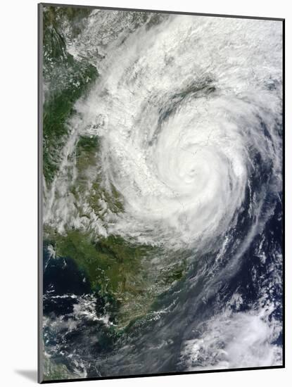 Typhoon Haiyan in the South China Sea Approaching Vietnam-null-Mounted Photographic Print