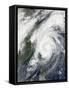 Typhoon Haiyan Northeast of Taiwan-null-Framed Stretched Canvas