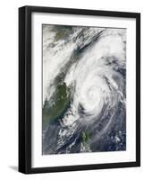 Typhoon Haiyan Northeast of Taiwan-null-Framed Photographic Print