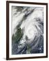 Typhoon Haiyan Northeast of Taiwan-null-Framed Photographic Print