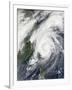 Typhoon Haiyan Northeast of Taiwan-null-Framed Photographic Print